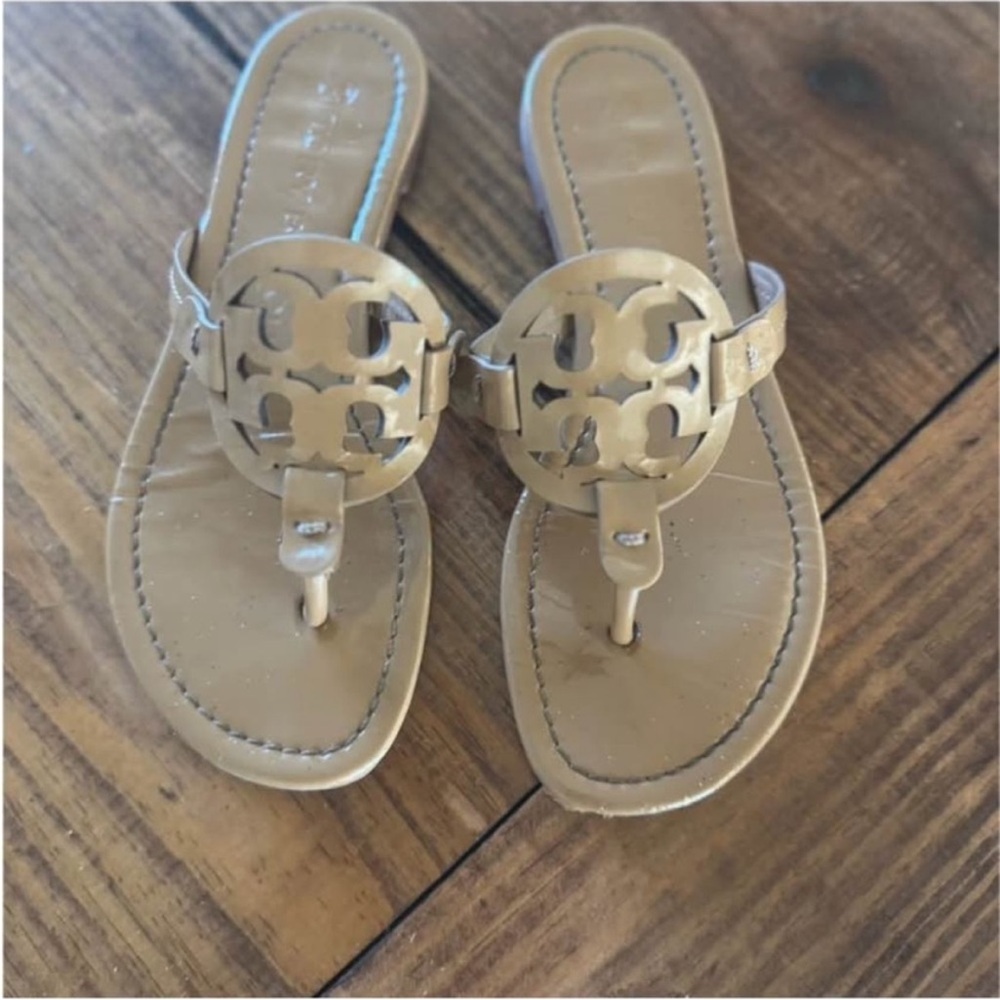 Tory burch miller size 6.5 tan
